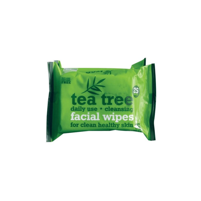 XBC Tea Tree Facial Wipes Twin Pack