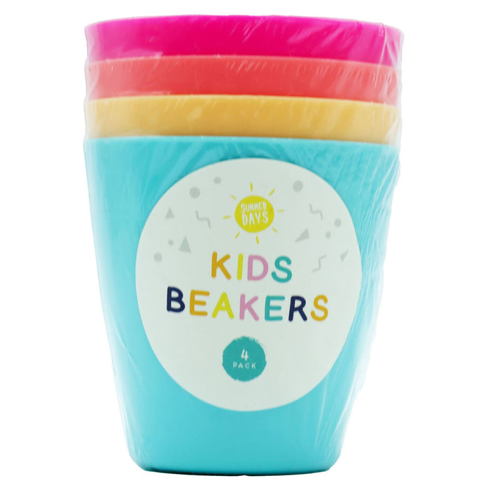 Summer Days Kids Breakers Plastic Cups Assorted Colours