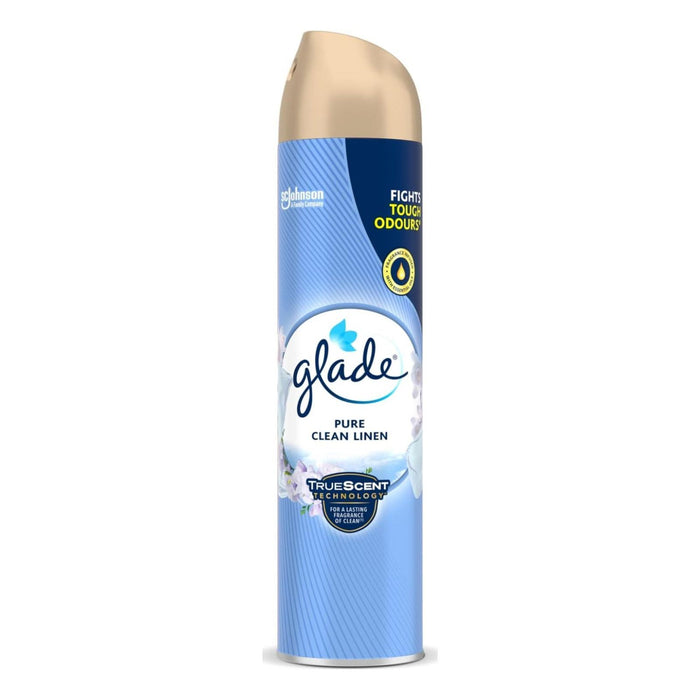 Glade Air Freshener, Aerosol Room Spray, Clean Linen, 300ml