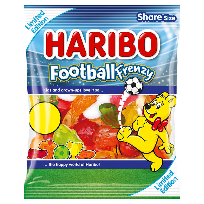 Haribo Football Frenzy Sweets Sharing Bag (12 x 140g)