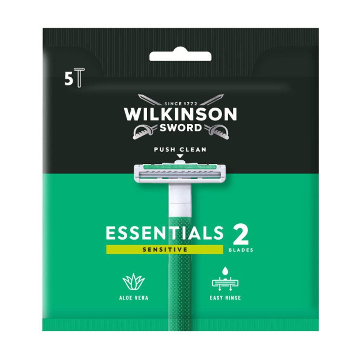 Wilkinson Sword Extra Essential 2 Sensitive Disposable Razors For Men ...