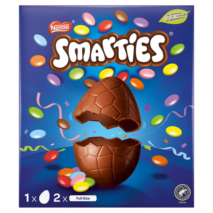 Smarties Milk Chocolate Large Easter Egg 188g