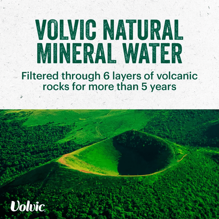 Volvic Natural Bottled Mineral Still Water (12 x 1L)