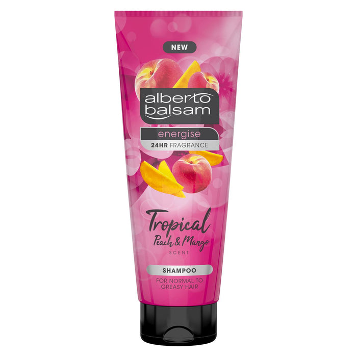Alberto Balsam Energise Tropical Peach & Mango Shampoo (250ml)