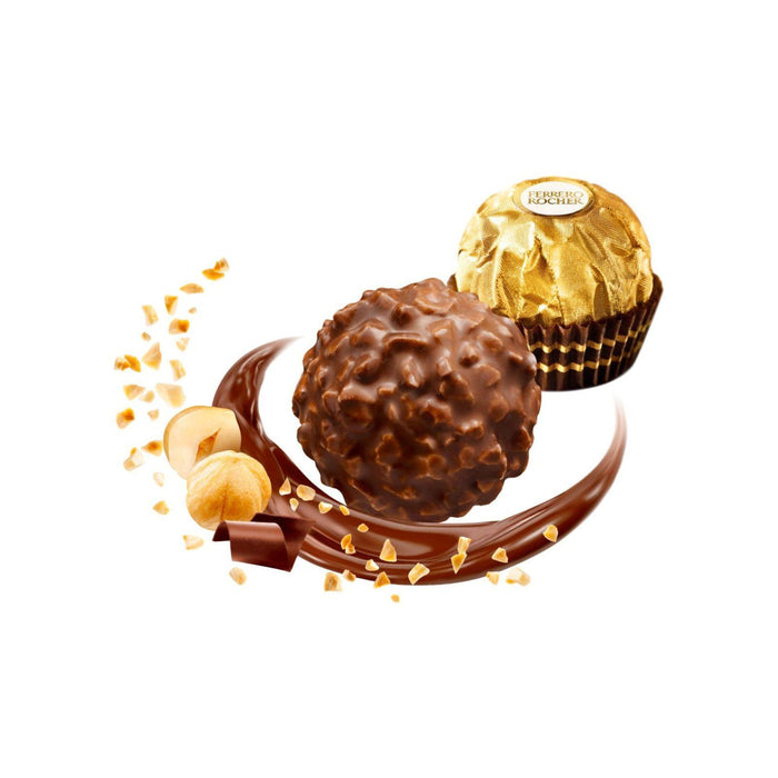 16x Ferrero Rocher Milk Chocolate Hazelnut Pralines Treat 3 Pack 37.5g