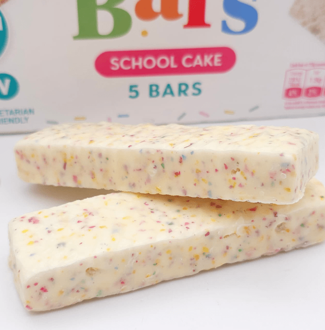 Bliss Whip Bars School Cake 5 Bars, Gluten Free (12 x 5's)