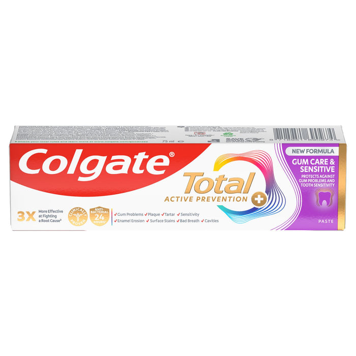 Colgate Total Active Prevention + Gum Care & Sensitivity Toothpaste (75ml)