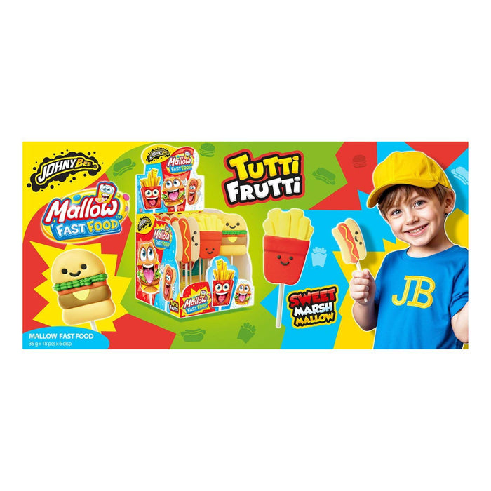 Johny Bee Mallow Fast Food 35g (Box of 18)