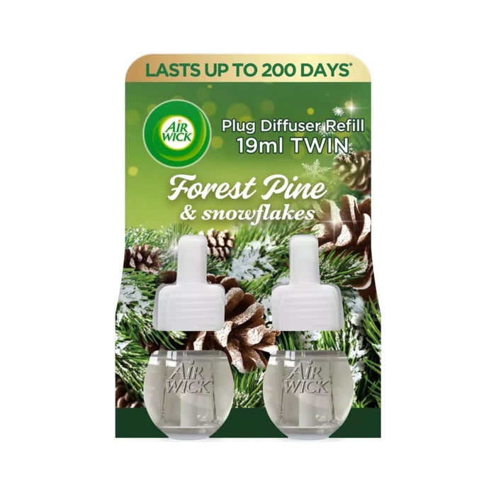 Air Wick Electrical Plugin Twin Oil Refills - Forest Pine & Snowflakes 19ml