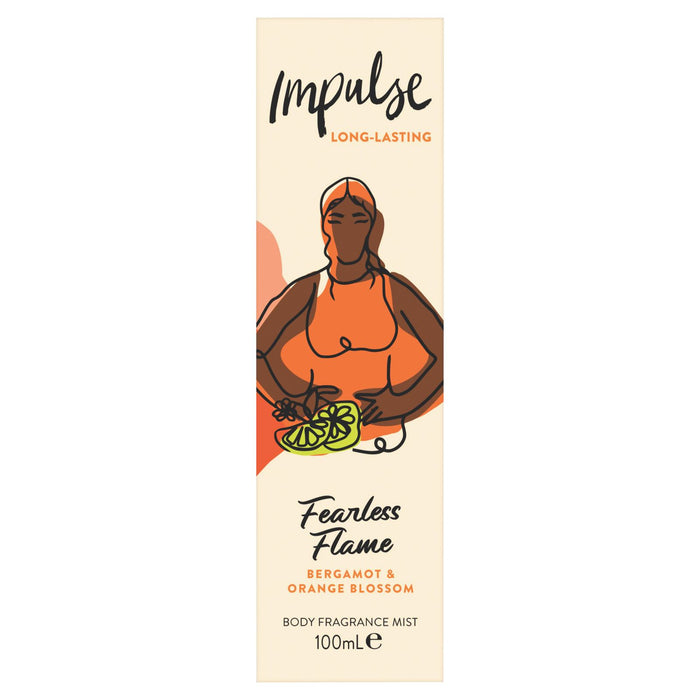 Impulse Fearless Flame Body Fragrance Mist 100ml