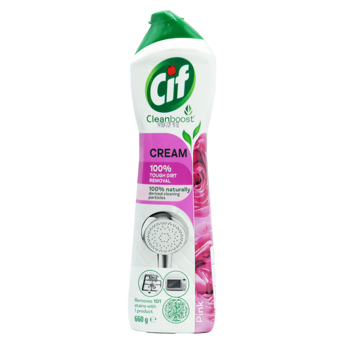 Cif Cleanboost Cream Pink Multi-purpose Cleaner (660ml)