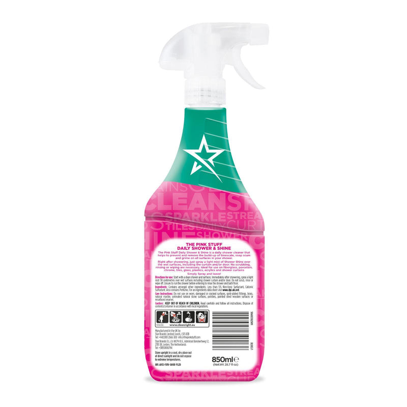 The Pink Stuff Daily Shower & Shine Cleaning Spray 850ml - image 3