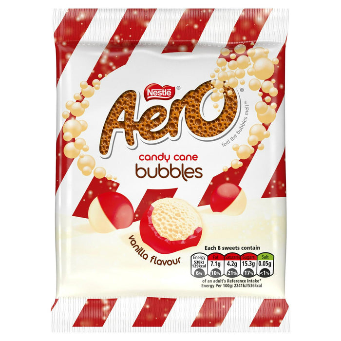 Nestle Aero Candy Cane Bubbles 70g BB 05/24