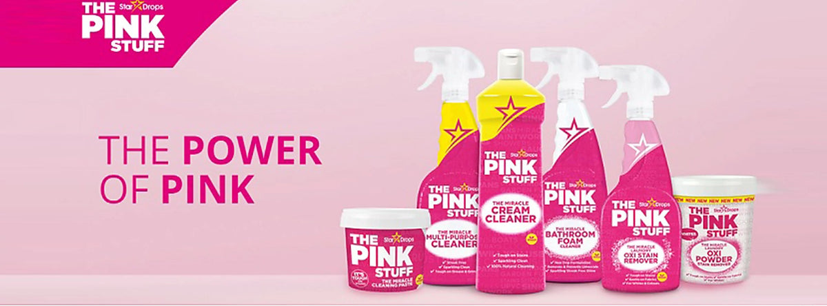 The Pink Stuff – the power of pink cleaning range