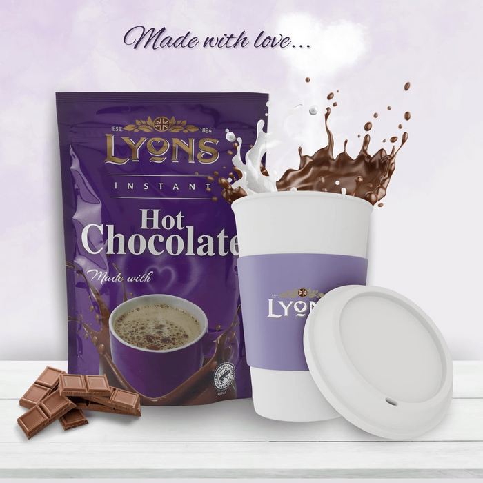 Lyons Instant Hot Chocolate Pouch (10 x 200g)