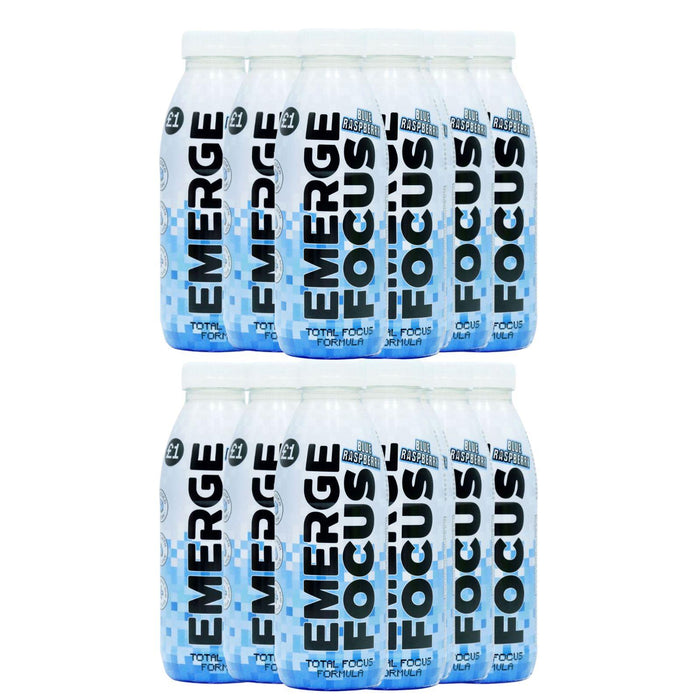 Emerge Focus Blue Raspberry Pm£1 500ml (Box of 12)