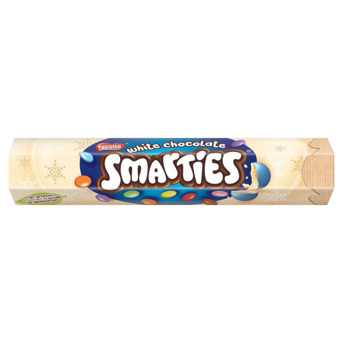 Smarties White Giant Hexatube Chocolate 120g (Box of 20)