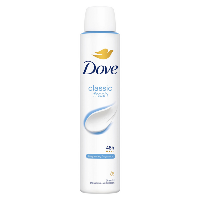 Dove Women Classic 48h Antiperspirant Deodorant (200ml)