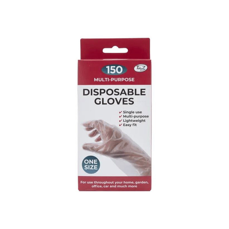 Tidyz Multipurpose Disposable Gloves, 150 Pack