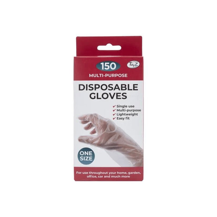 Tidyz Multipurpose Disposable Gloves, 150 Pack