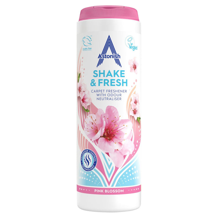 Astonish  Shake & Fresh Carpet Freshener Pink Blossom 350 grams