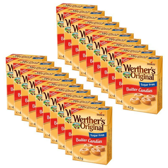 Werther's Original Butter Candies Sugar Free (20 x 42g)