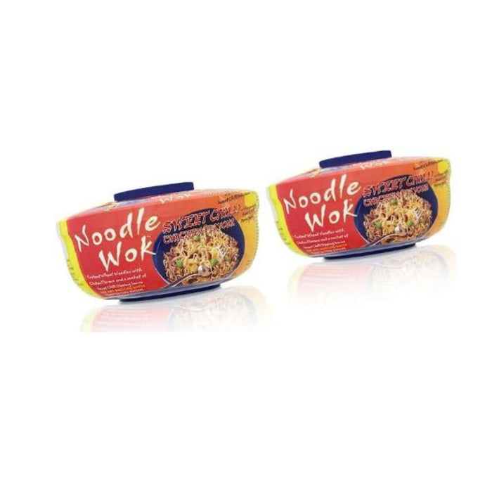 Blue Dragon Noodle Wok Sweet Chilli Chicken Flavour 76g (Box of 6)