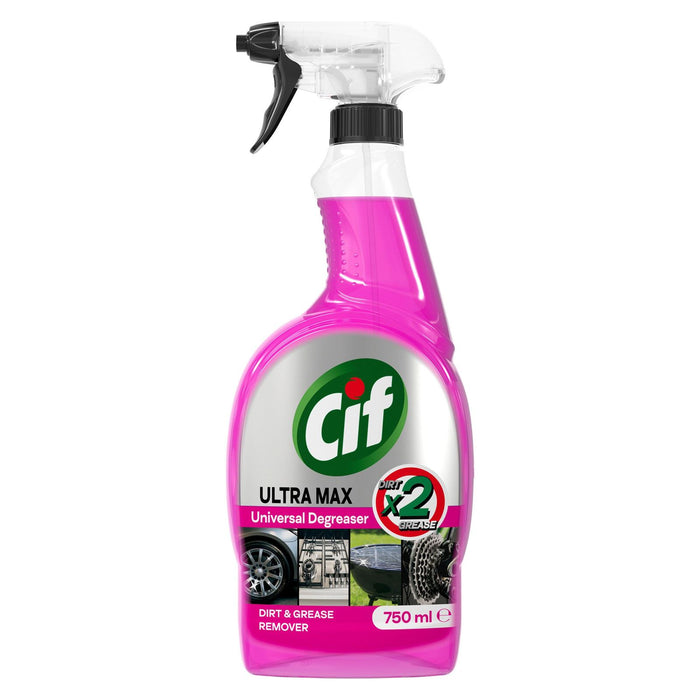 Cif Ultra Max Universal Degreaser Spray Pink (750ml)