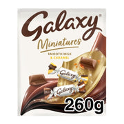 Galaxy Miniatures Smooth Milk & Caramel Chocolate Pouch (10 x 260g) - image 2