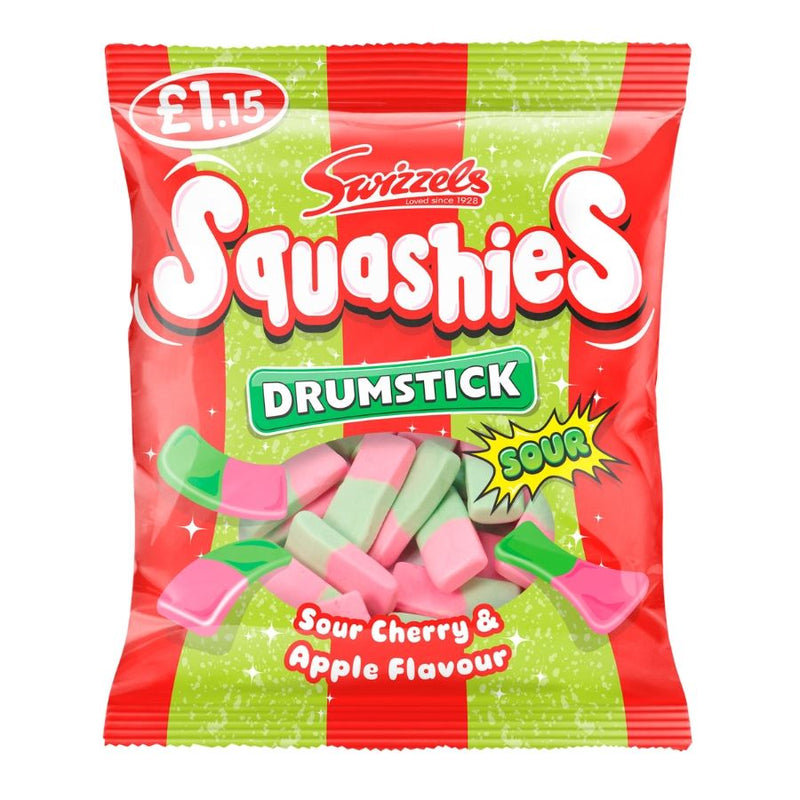 Swizzels Drumstick Squashies Sour Cherry and Apple Flavour (12 x 120g) - image 2