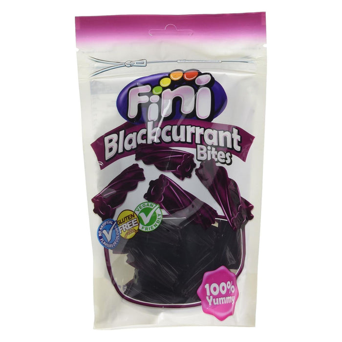 Fini Liquorice Blackcurrant Bites 180g (Box of 16)