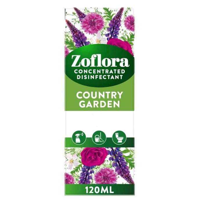 Zoflora Country Garden All Purpose Concentrated Disinfectant Liquid (120ml)