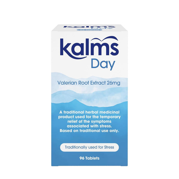 Kalms Day - Traditional Herbal Medicinal Temporary Relief of Symptoms associated with Stress, 96 Tablets