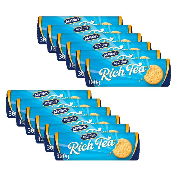 Mcvitie's Rich Tea Biscuits (12 x 300g)