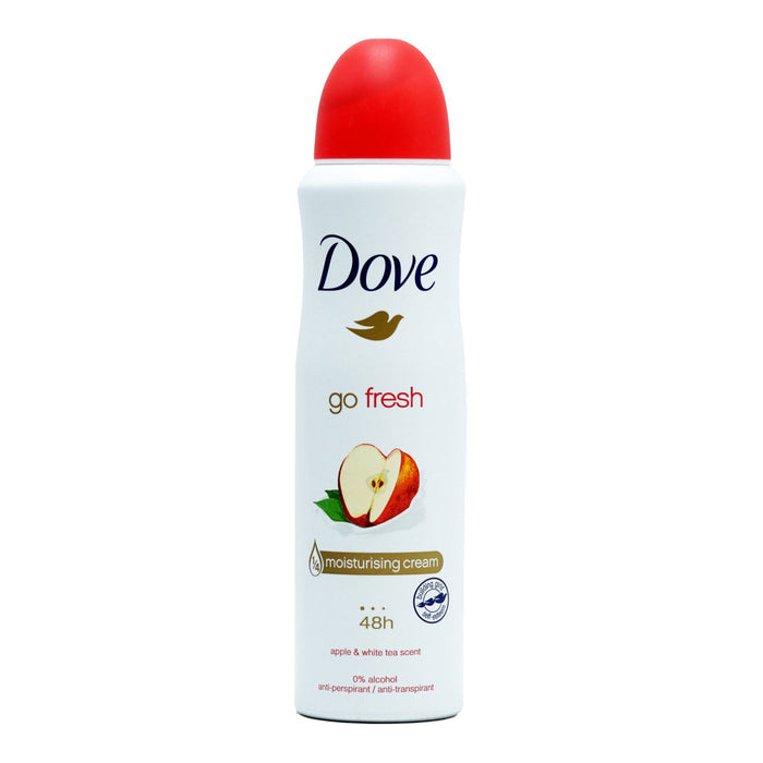 Dove Go Fresh Antiperspirant Apple & White Tee Scent Deodorant (150ml)
