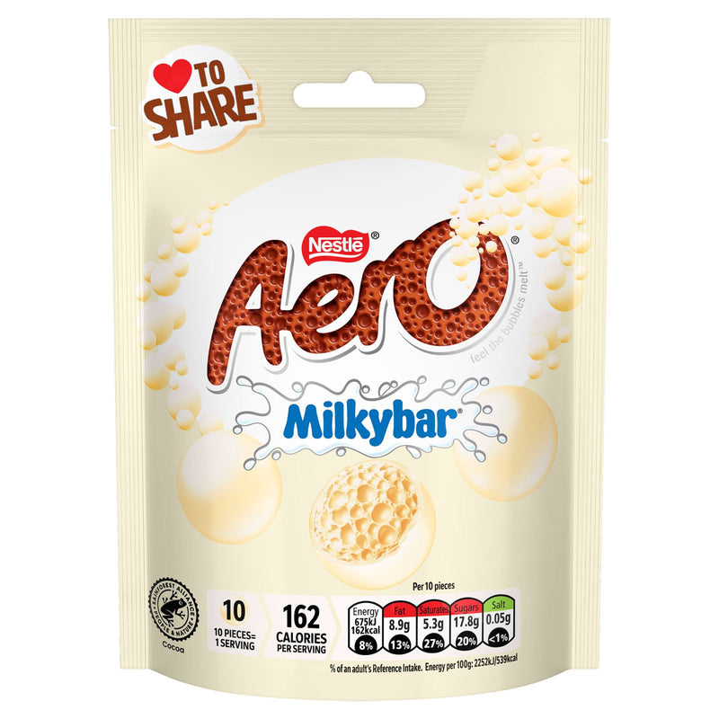 Nestlé Aero Milkybar Bubbles Bag (8 x 92g) - image 2