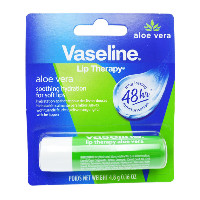 Vaseline Stick Green Aloe Vera Lip Therapy  4.8g