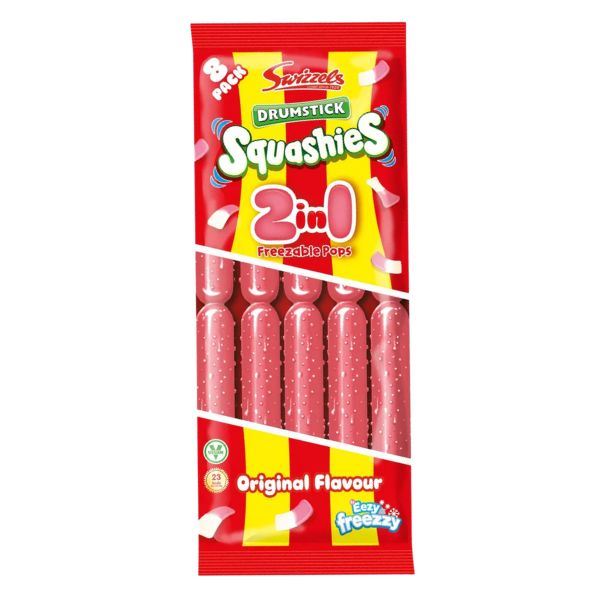 Swizzels Original Squashies 2-in-1 Ice Pop 8 Pack (14 x 600ml)