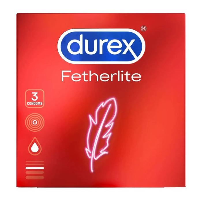 Durex Fetherlite Condoms Thin 3 Pack (3s)