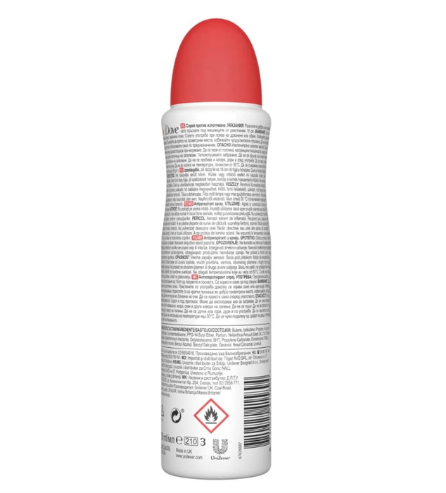 Dove Go Fresh Antiperspirant Apple & White Tee Scent Deodorant (150ml)