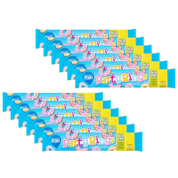 Fox's Party Rings Biscuits (12 x 125g)