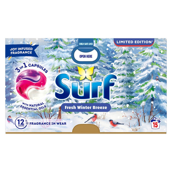 Surf 3in1 Capsules Winter Breeze 15 Washes