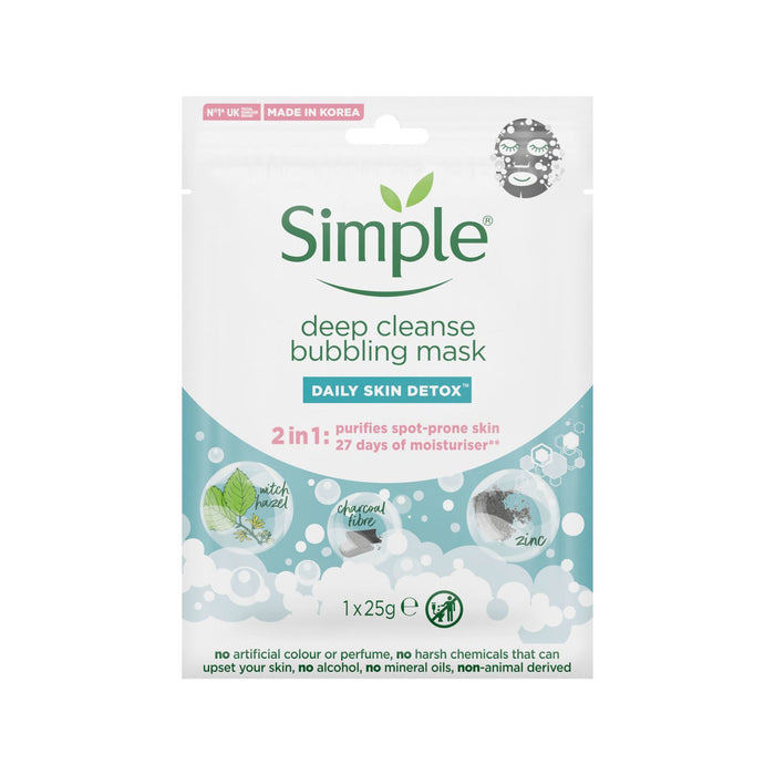 Simple Mask Deep Cleanse Bubbling 25 g