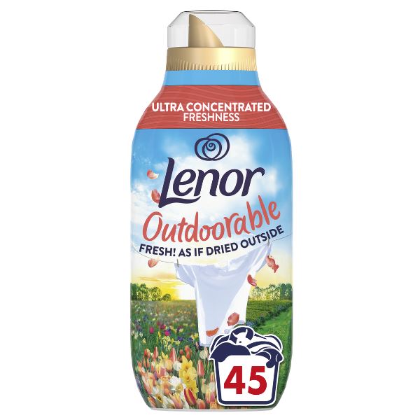 Lenor Outdoorable First Day of Spring Liquid Fabric Conditioner, 45 Washes (360ml)