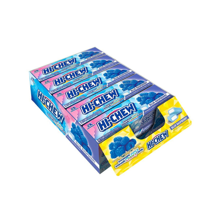 Hi-Chew Blue Raspberry Sticks Chewy Gummy Candy (15 x 50g)