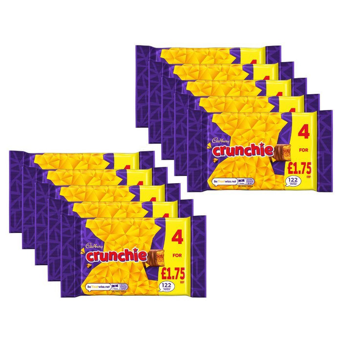 Cadbury Crunchie Chocolate Bar 4 Pack (10 x 104.4g)