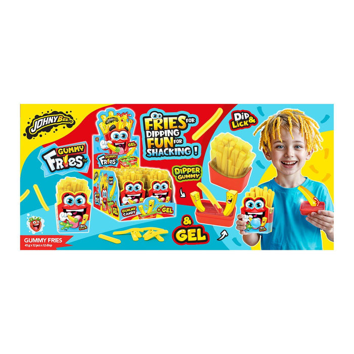 Johny Bee Gummy Fries 45g (Box of 12)