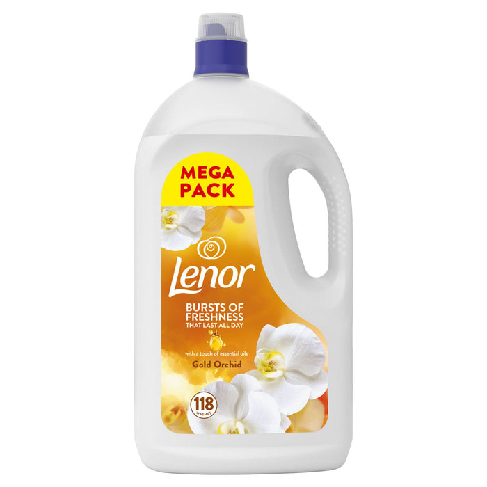 Lenor Gold Orchid Liquid Fabric Conditioner, 118 Washes (3.894L)