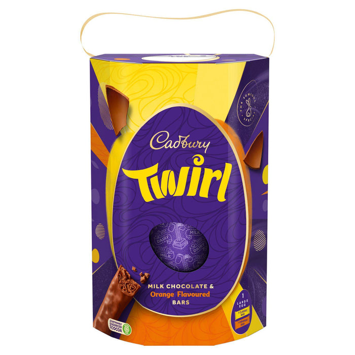 Cadbury Dairy Milk Twirl Chocolate Easter Egg, 241g