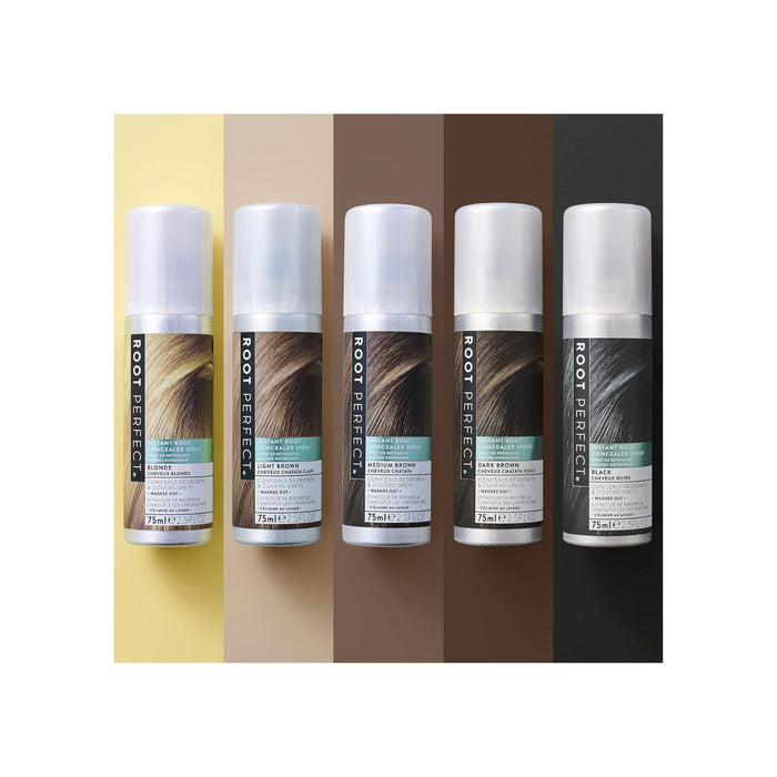 ROOT PERFECT Hair Concealer Spray, Medium Brown, 75ml